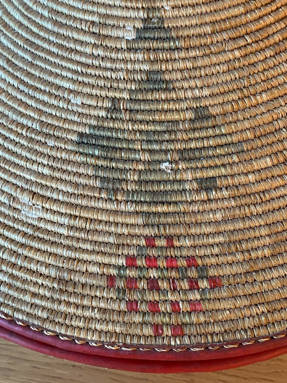 Large Vintage Ethiopian Mesob Basket Handwoven Injera Serving Table
